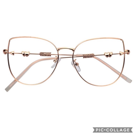 Heart & arrow frame glasses - Picture 6 of 6